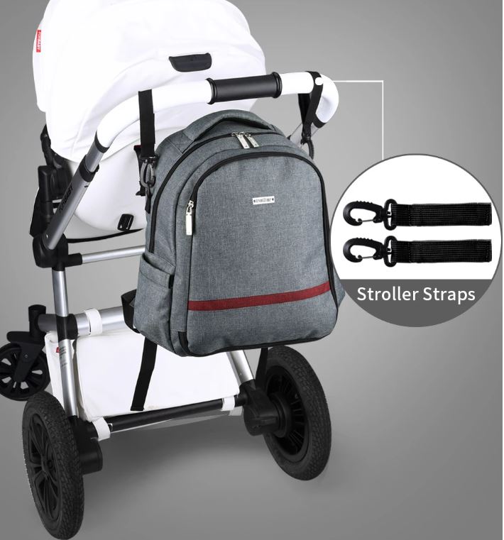 Backpack Baby Nappy Stroller Bag Large Capacity/Black