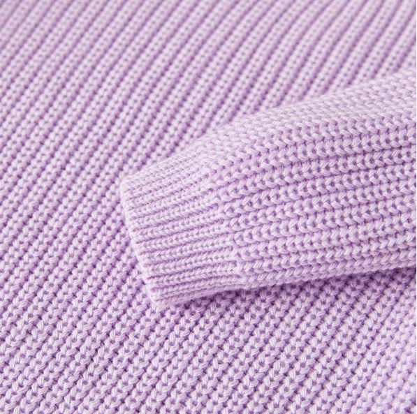 Sweater Knit Long Sleeve Baby Girl Boy/Purple