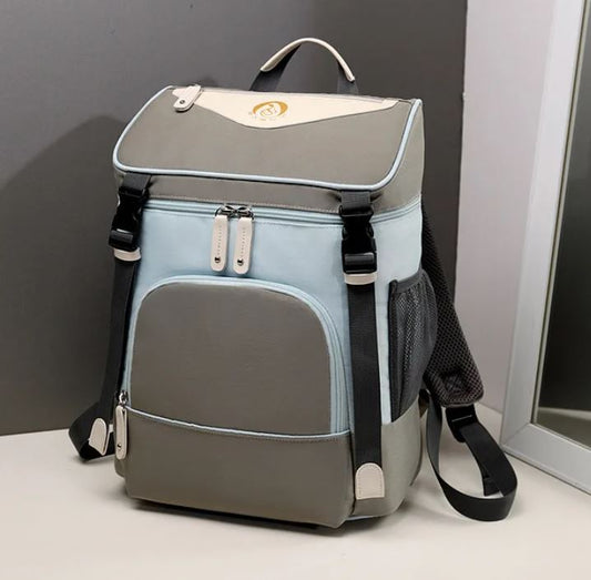 Backpack for Baby Nursing for Mom and Dad/Grey Blue