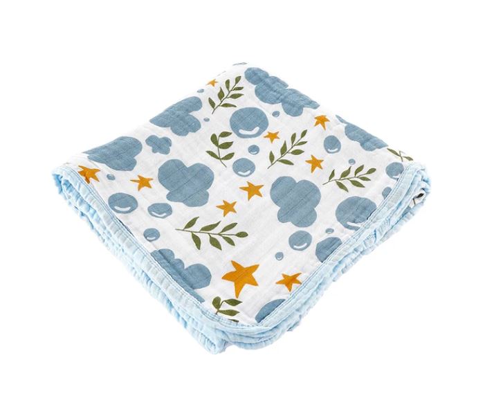 Newborn Baby Blanket 4 Layers 120cm*110cm/S10