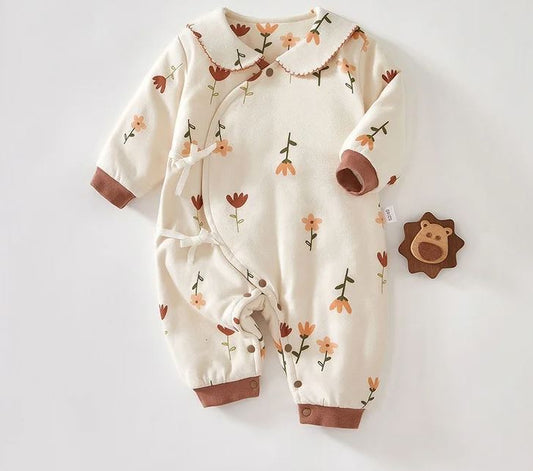 Baby Bodysuit Butterfly Double Layer/Flowers
