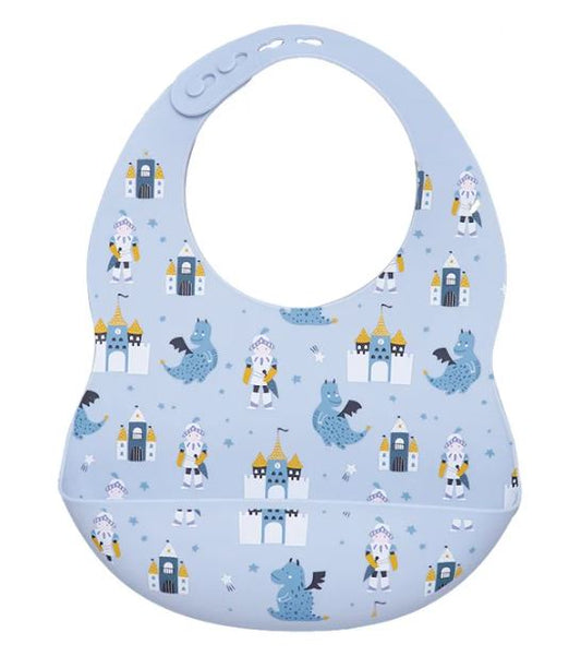 Silicone Baby Bibs Castle