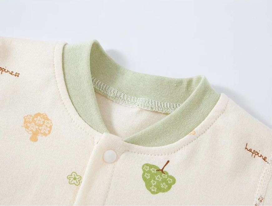 Baby Bodysuit Cotton Long Sleeve/Trees