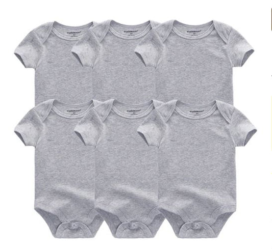 Baby Bodysuit Cotton Short Sleeve 6 Pack 6208