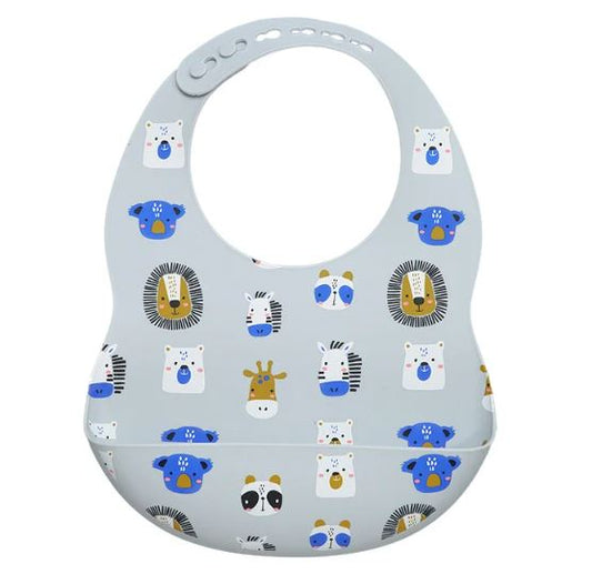 Silicone Baby Bibs Lion