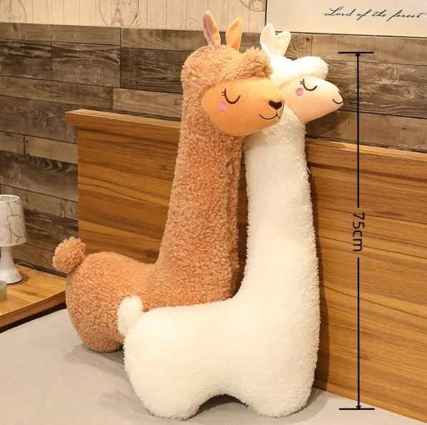 Pillow Alpaca Plush Toy 75 cm/Brown