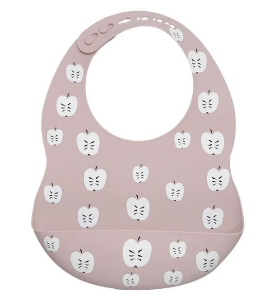 Silicone Baby Bibs Apple