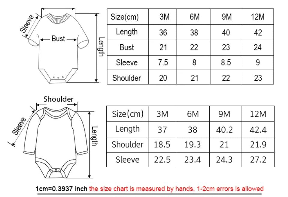 Newborn Jumpsuit Baby Girl Boy Set Short+Long Sleeves 6Pcs/6027